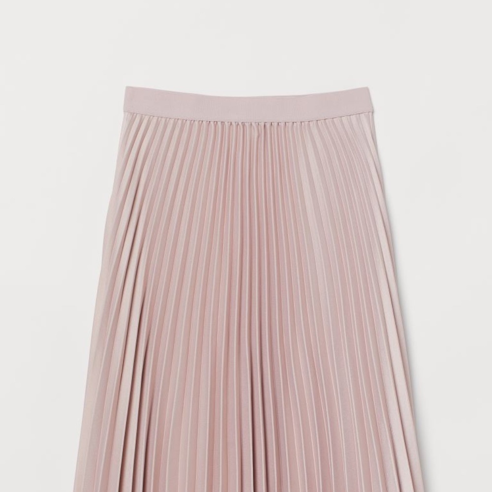 H&M Pleated Midi Skirt